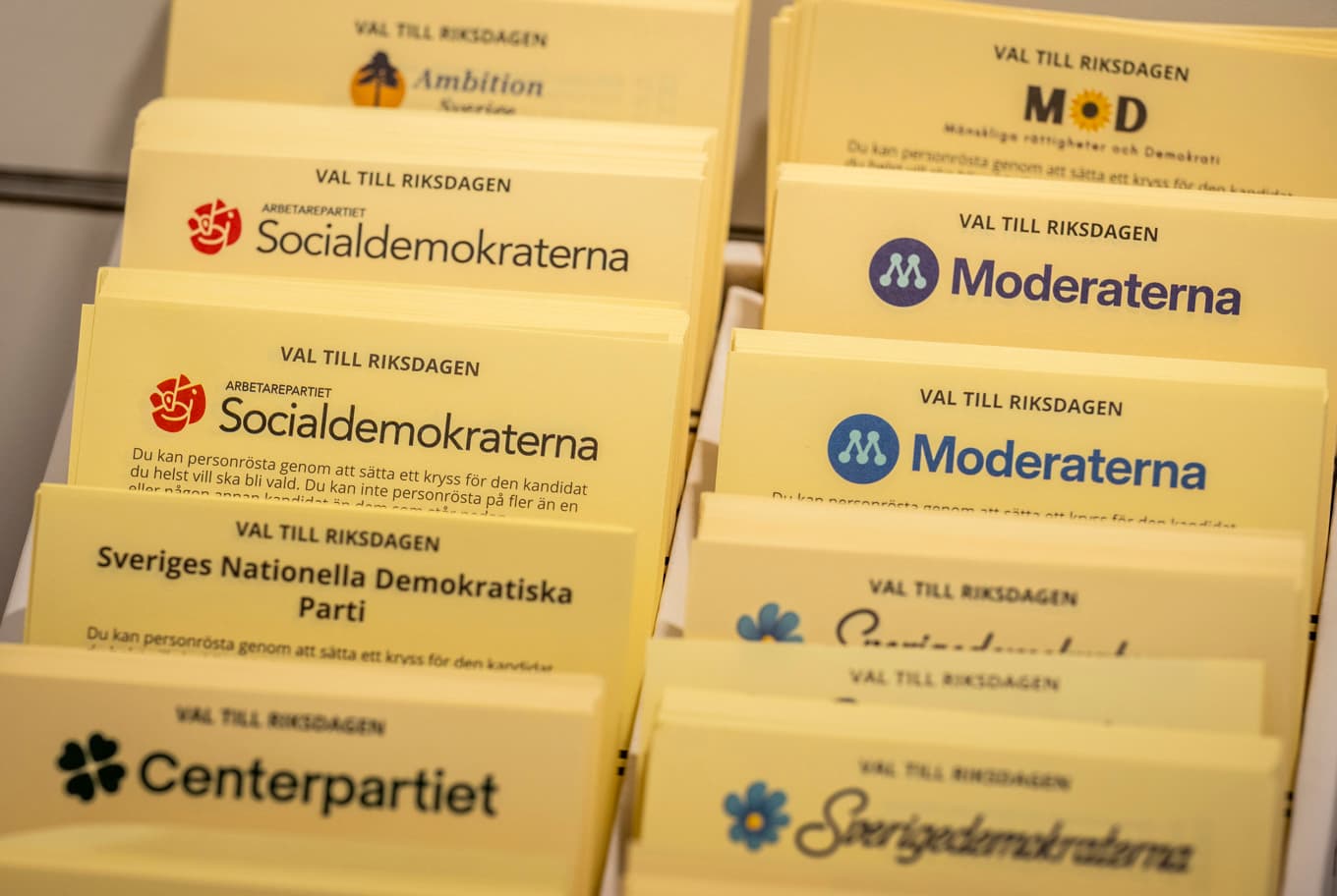 Polisen har hittills fått in 58 anmälningar om otillbörligt verkande vid röstning. Arkivbild. Foto: Johan Nilsson/TT