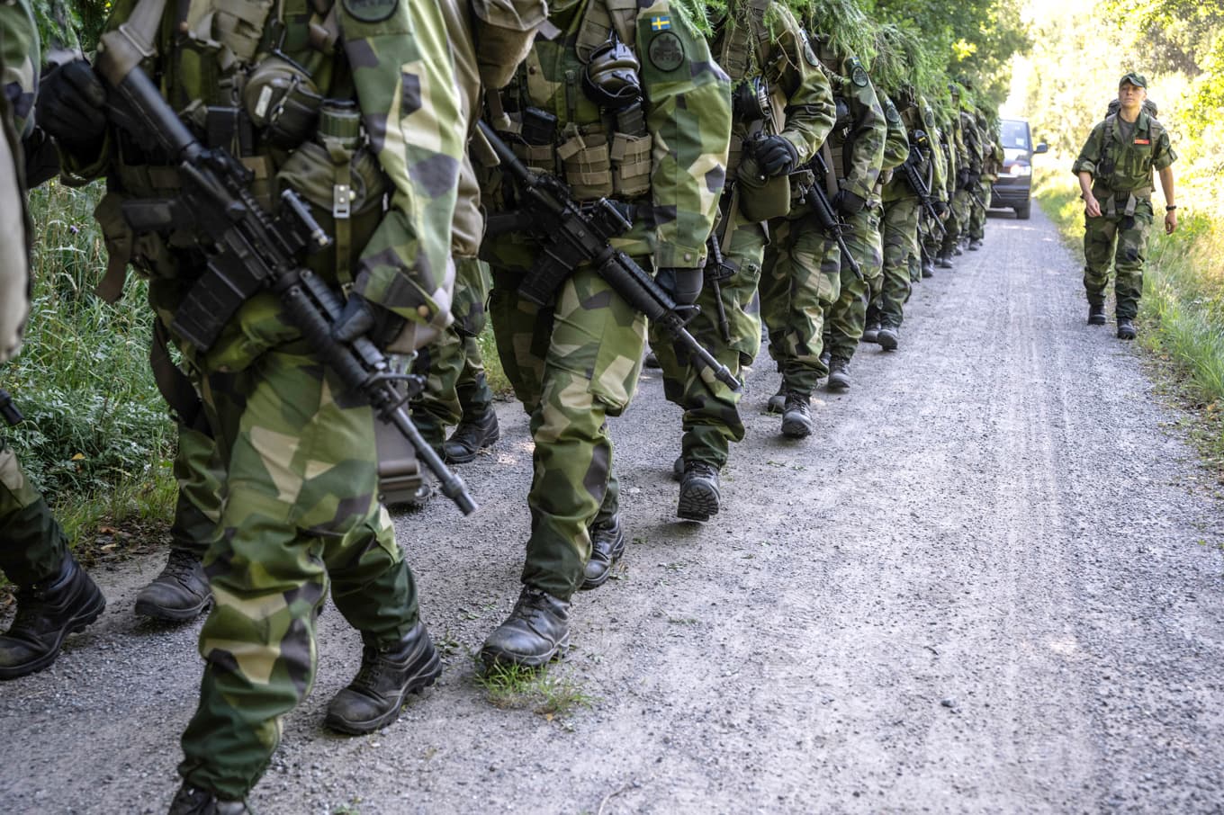 Försvaret får kritik av Riksrevisionen. Arkivbild. Foto: Anders Wiklund/TT