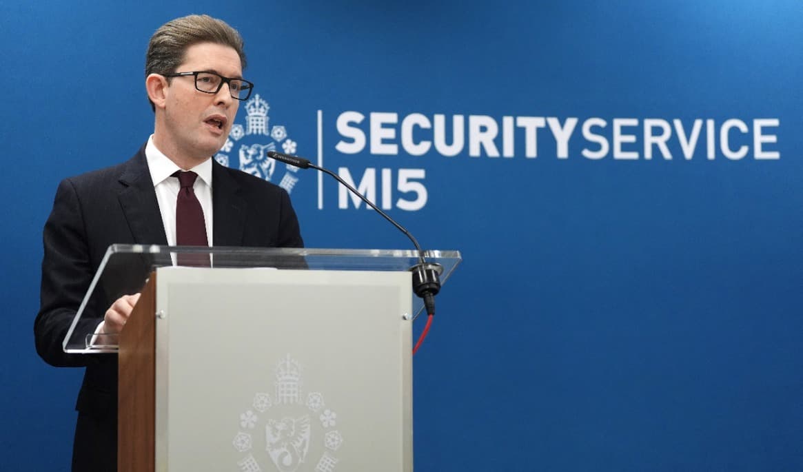 Den brittiske MI5-chefen Ken McCallum. Foto: Jonathan Brady/PA Wire/AFP via Getty Images