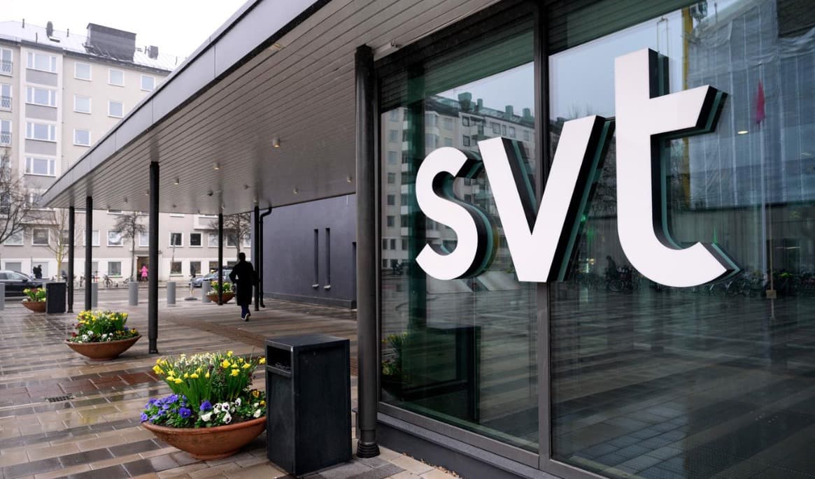 SVT:s huvudkontor på Oxenstiernsgatan i Stockholm. Foto: Jessica Gow/TT