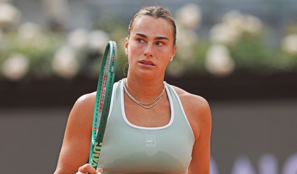 Världsettan Aryna Sabalenka är en av de stora favoriterna i Paris. Foto: Julian Finney/AFP via Getty Images