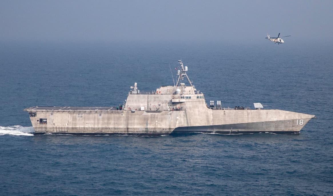Stridsfartyget USS Charleston. Foto: Petty Officer 2nd Class Dan Seri.