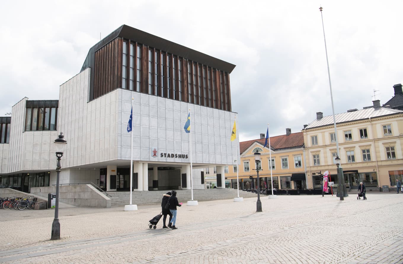 Stadshuset i Nyköping. Arkivbild. Foto: Fredrik Sandberg/TT