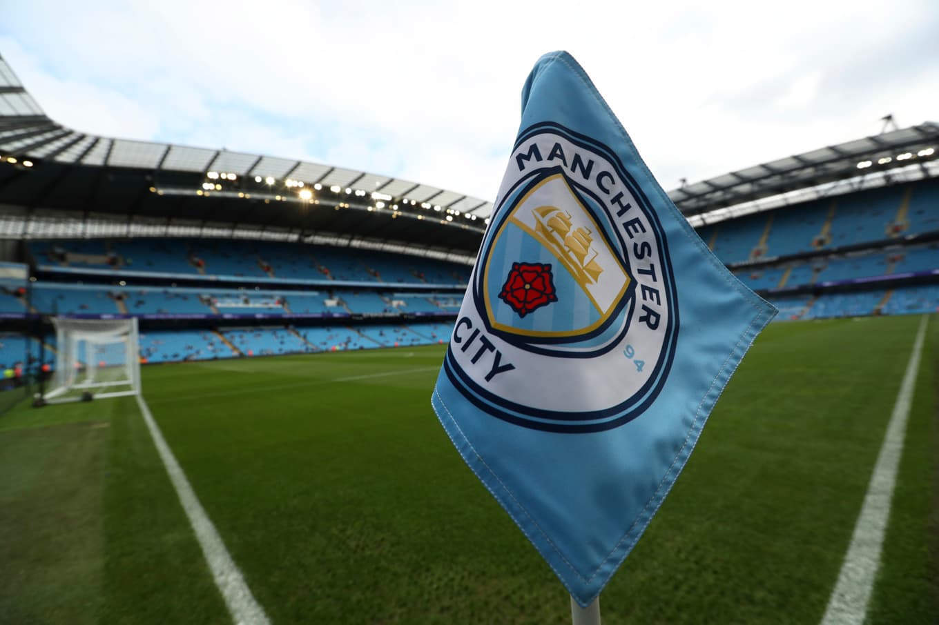 Manchester City anses skyldiga till över 100 ekonomiska regelbrott. Arkivbild. Foto: Jon Super/AP/TT