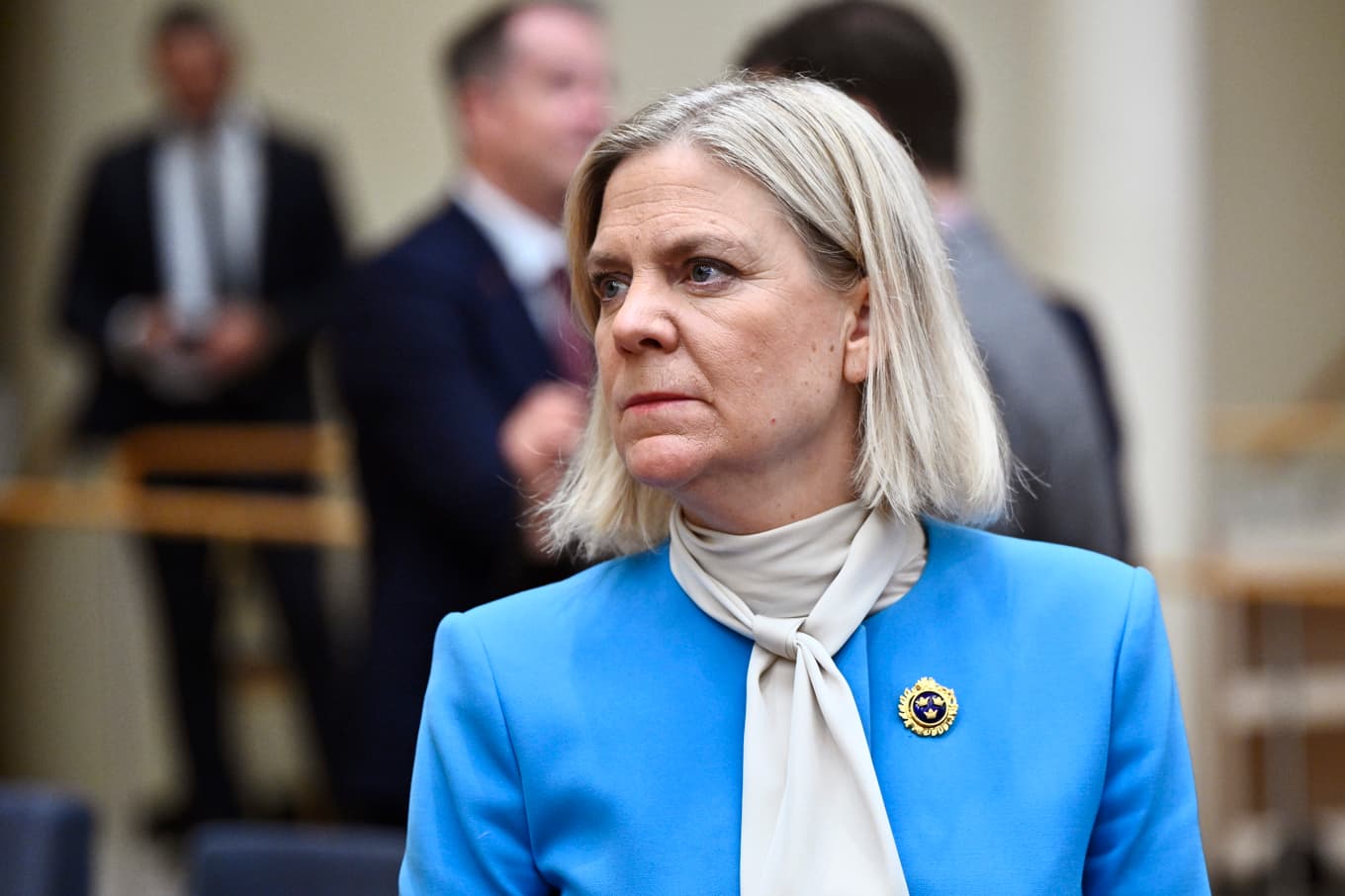 En möjlig omröstning om Magdalena Andersson (S) som statsminister kan hållas redan på onsdag. Arkivbild. Foto: Christine Olsson/TT