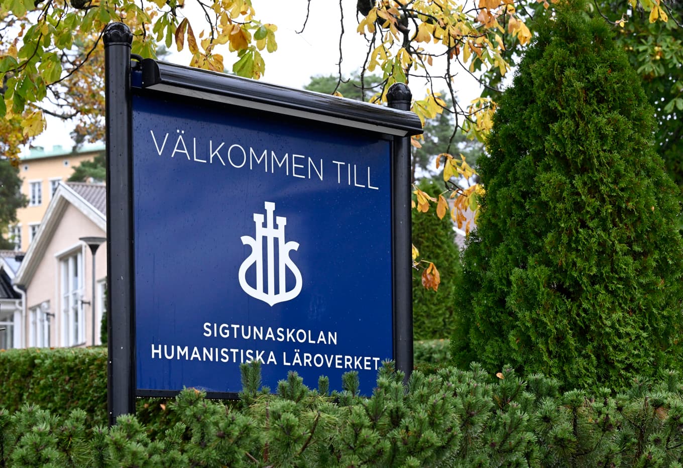 Exteriör på Sigtunaskolan Humanistiska Läroverket. Foto: Jessica Gow/TT