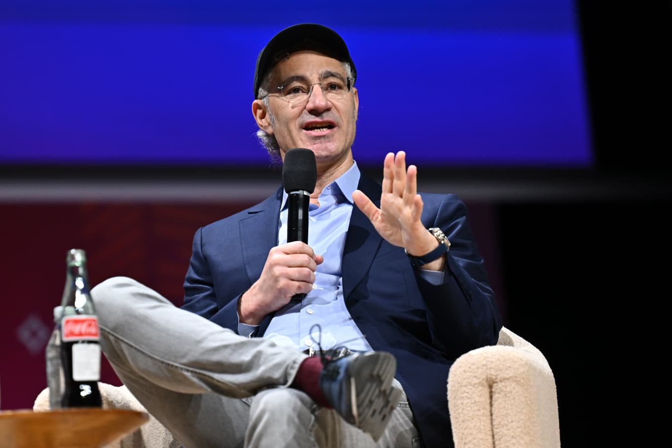 Alex Karp har investerat i ännu mer skogsmark i Sverige. Arkivbild. Foto: Evan Agostini/AP/TT