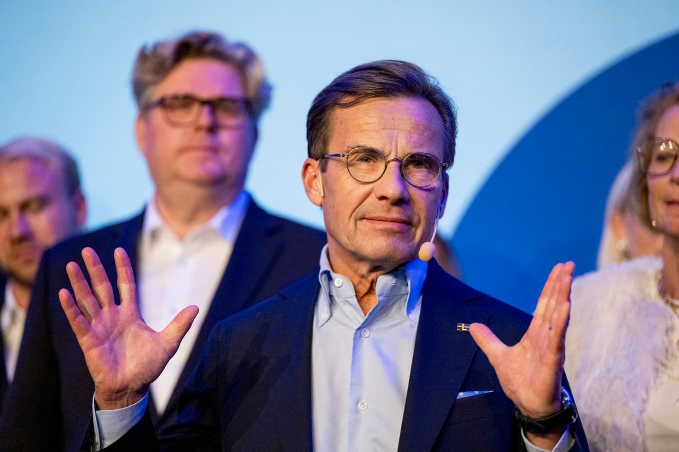 Moderaternas partiledare Ulf Kristersson (M) leder nu en övergångsregering i väntan på en ny. Arkivbild. Foto: Christine Olsson/TT