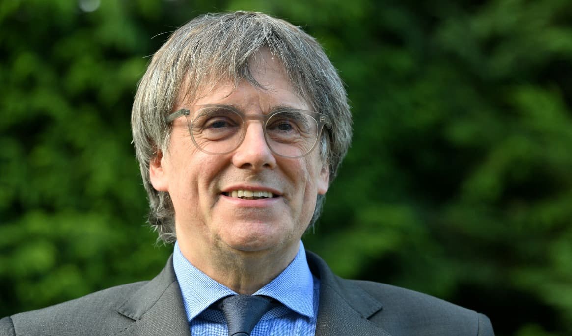 Den tidigare katalanske separatistledaren Carles Puigdemont. Foto: Nicolas Tucat/AFP via Getty Images