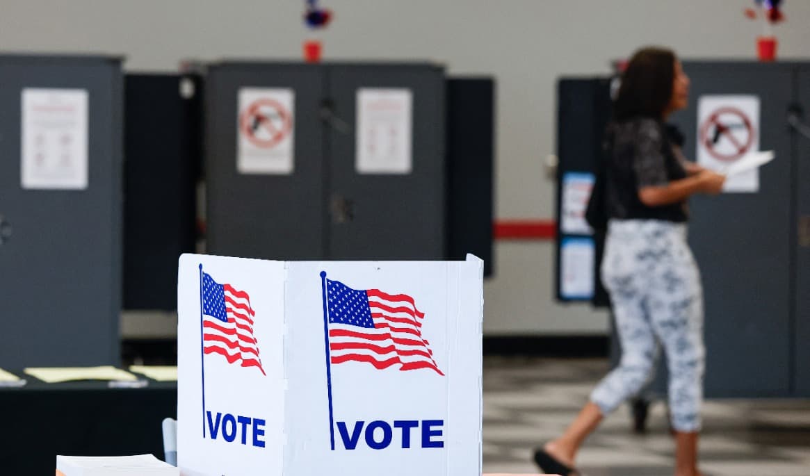 Valkontor över hela USA har mottagit misstänkta brev. Foto:  Erik S. Lesser / AFP via Getty Images)