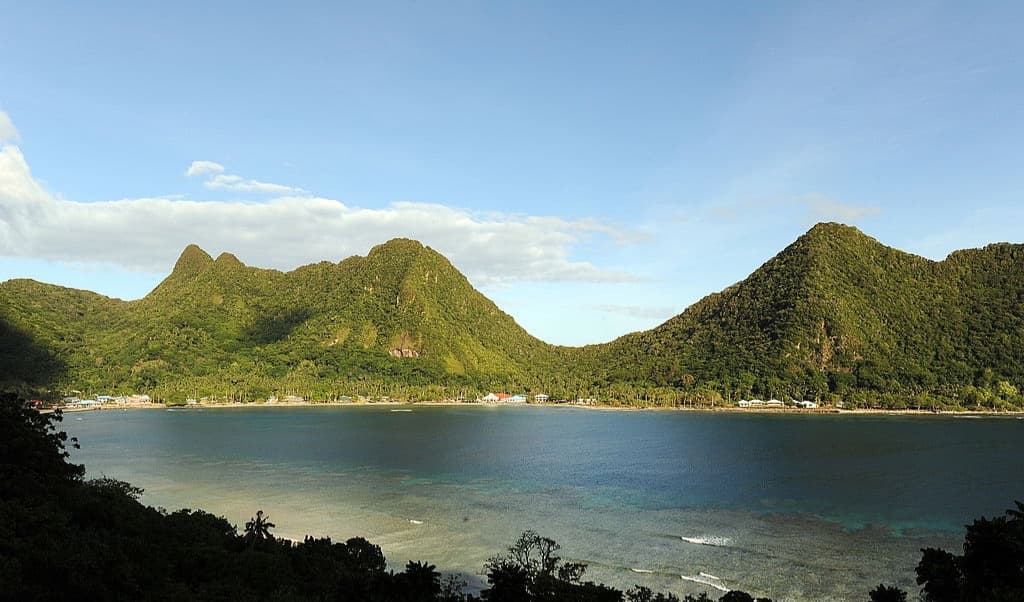 Byn Vatia på Amerikanska Samoa. Foto: Torsten Blackwood/AFP/Getty Images