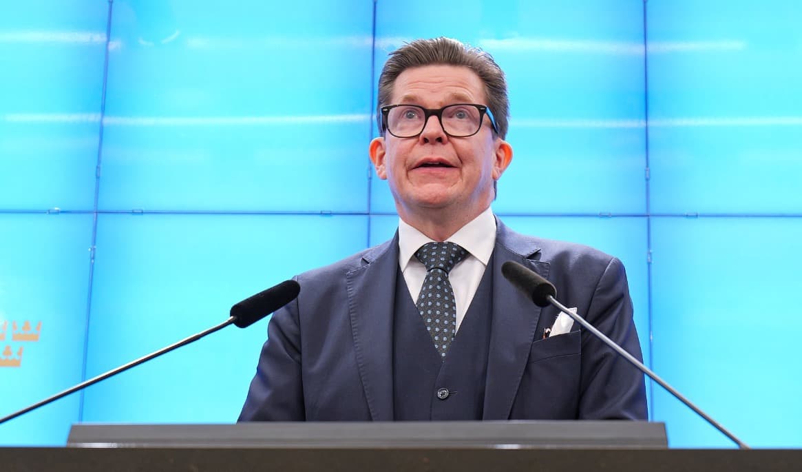 Talman Andreas Norlén kommer föra fram Magdalena Andersson (S) som statsministerkandidat. Foto: Adam Strand