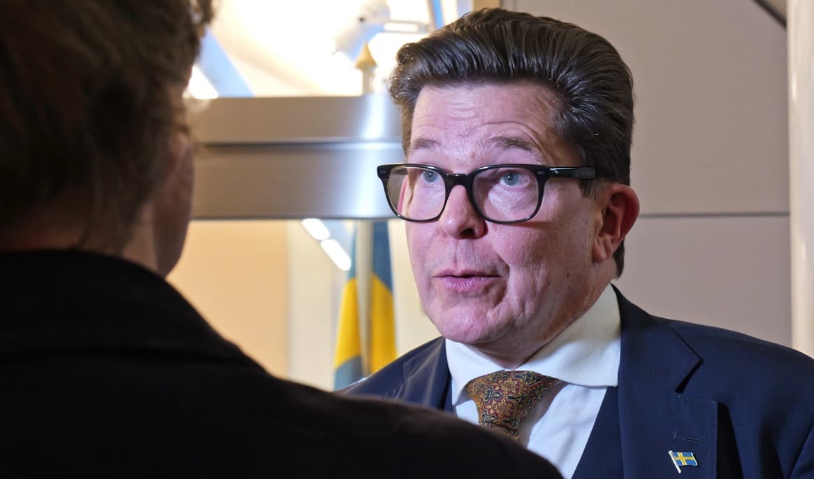 Talman Andreas Norlén. Foto: Adam Strand