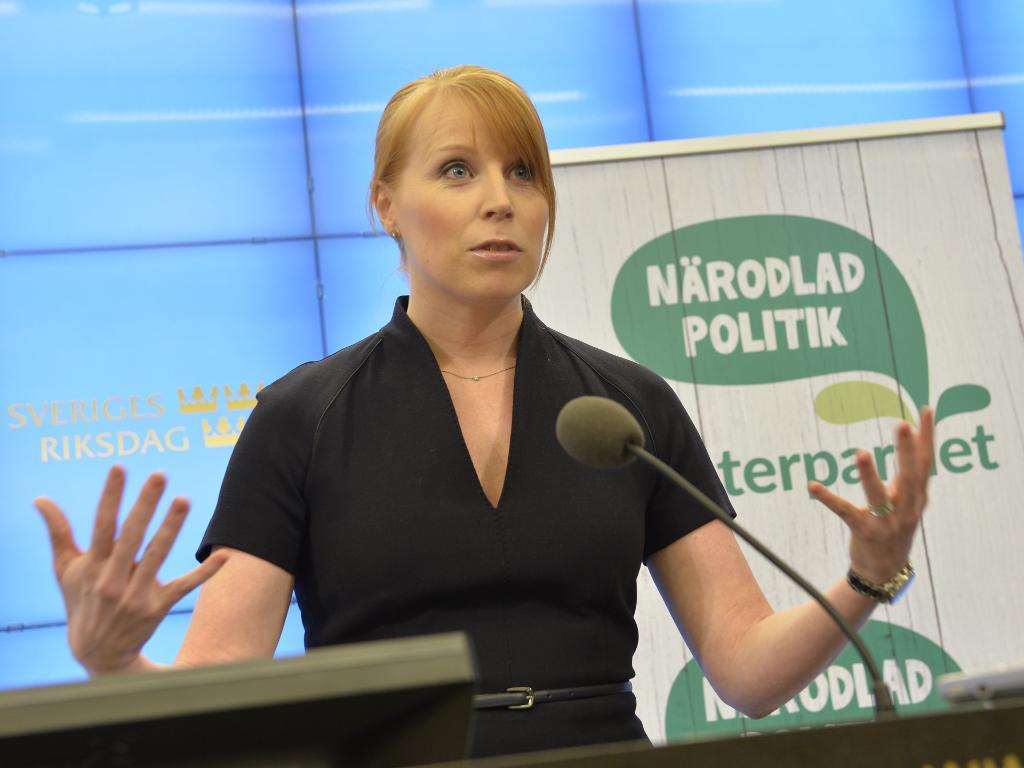 Centerpartiets partiledare Annie Lööf. (Foto: Jonas Ekströmer/TT)