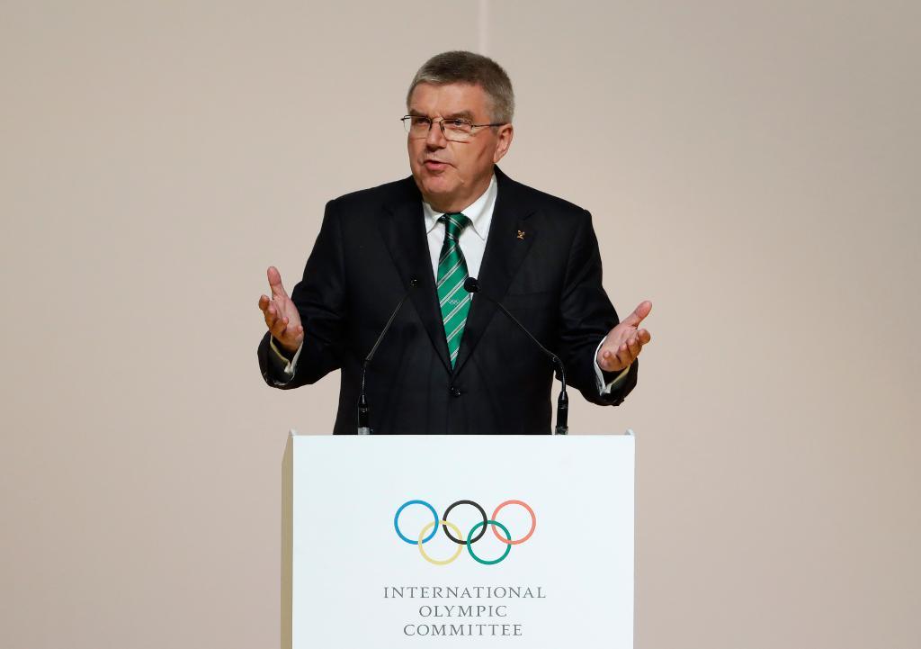 Thomas Bach, ordförande i Internationella olympiska kommittén, IOK. (Foto: David Goldman /AP/TT)