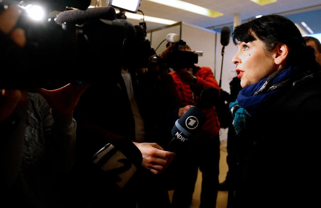 Birgitta Jonsdottir, Piratpartiets partiledare. (Foto: Frank Augstein/AP/TT)