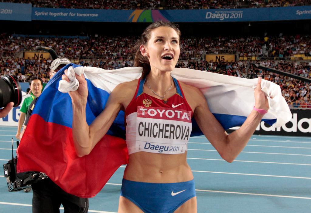 Ryska Anna Tjitjerova har blivit av med sitt OS-brons. Arkivbild. (Foto: David J. Phillip/AP/TT)