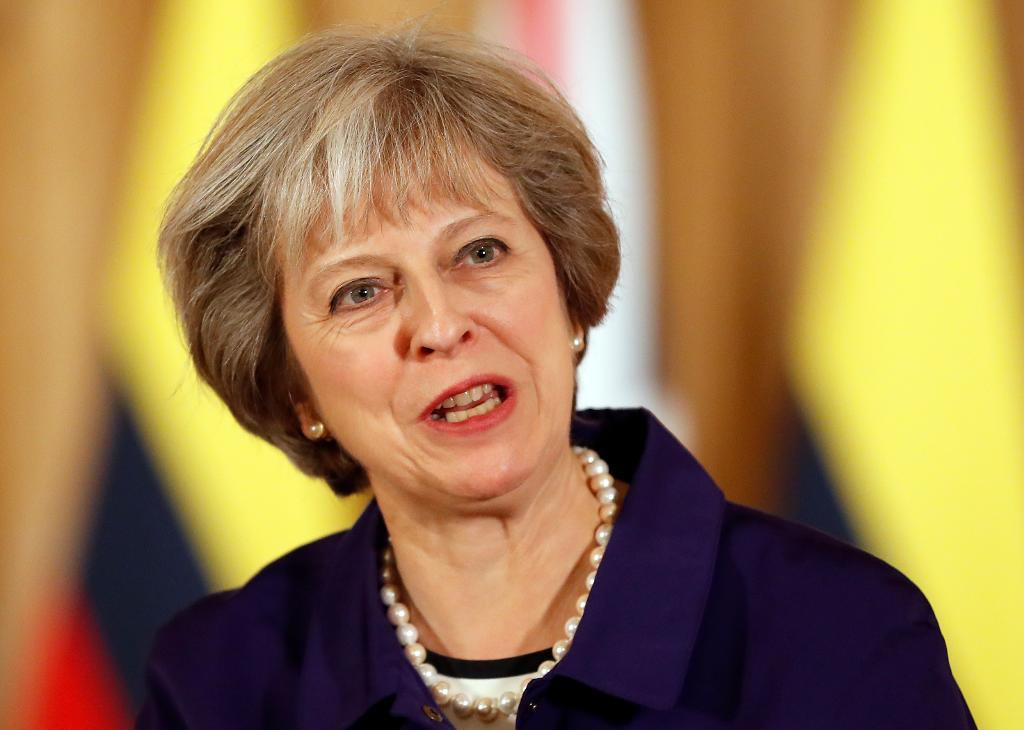 Strobritanniens premiärminister Theresa May. (Foto: Kirsty Wigglesworth /AP/TT)