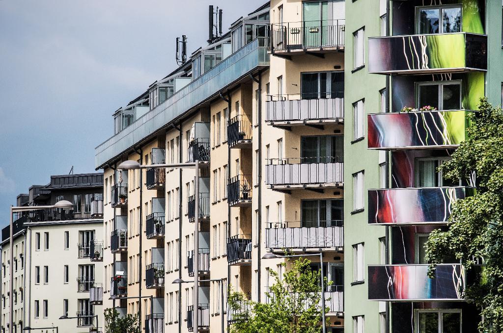 Priserna på bostadsrätter i centrala Stockholm steg bara fyra procent under förra året. I centrala Malmö var ökningen dock 17 procent. (Foto: Tomas Oneborg/SvD/TT)