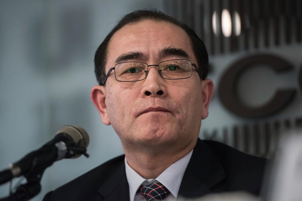 
Avhopparen Thae Yong-Ho hävdar att den nordkoreanska regimen är på väg att braka samman. (Foto: Ed Jones/AP/TT-arkivbild)