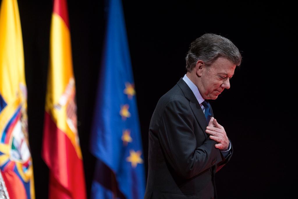 Colombias president Juan Manuel Santos.  (Foto: Francisco Seco/AP/TT-arkivbild)