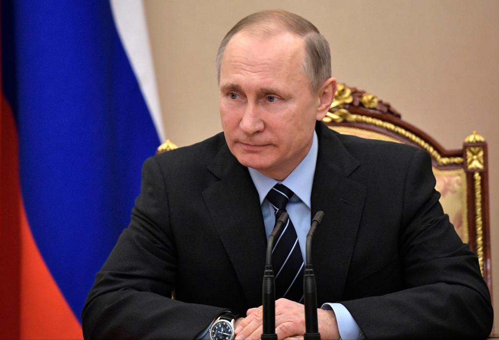 Vladimir Putin, Rysslands president. Foto: Alexei Nikolsky /AP/TT-arkivbild