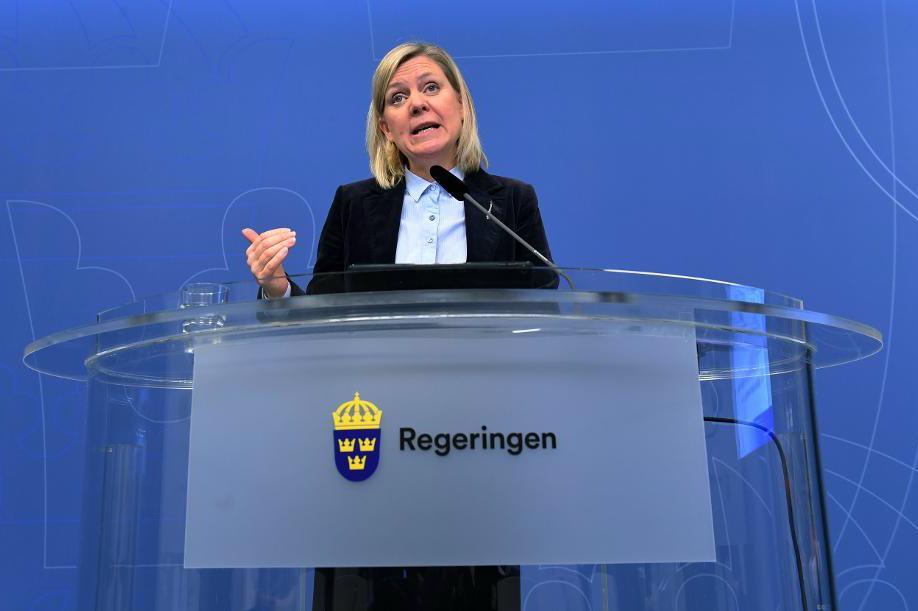 

Mindre plus i budgetsaldot i januari för finansminister Magdalena Andersson (S).  Foto: Fredrik Sandberg/TT-arkivbild                                                                                        