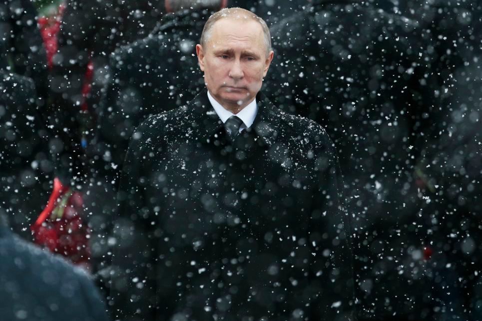 Vladimir Putin säger att Ryssland aldrig sysslat med stadsunderstödd dopning. Foto: Ivan Sekretarev/AP/TT-arkivbild