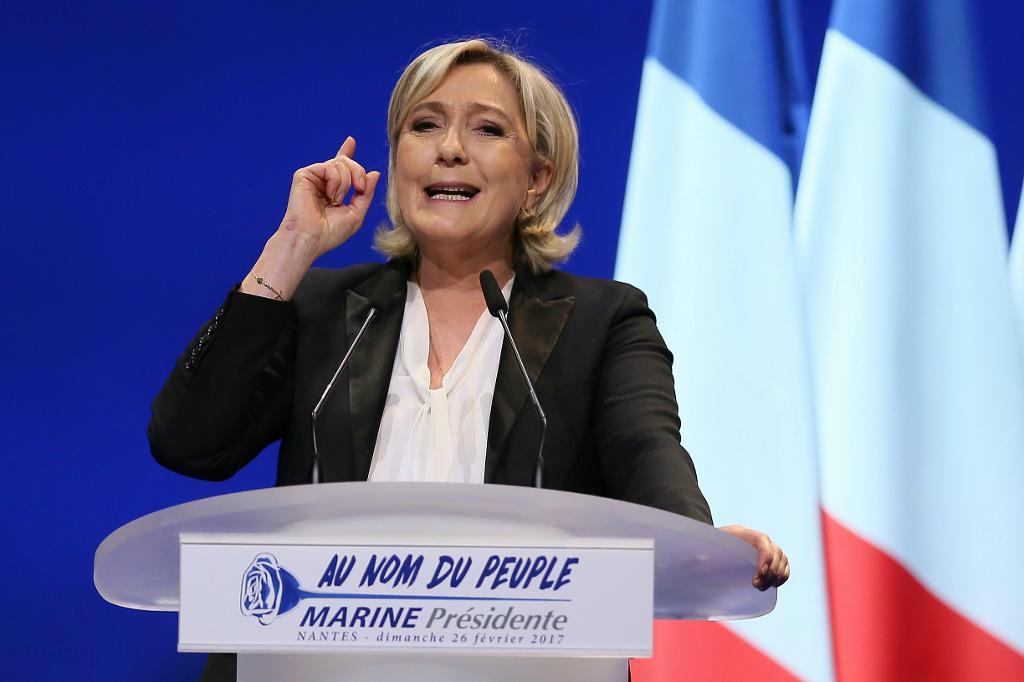 Marine Le Pen. Arkivbild. Foto: David Vincent/AP/TT