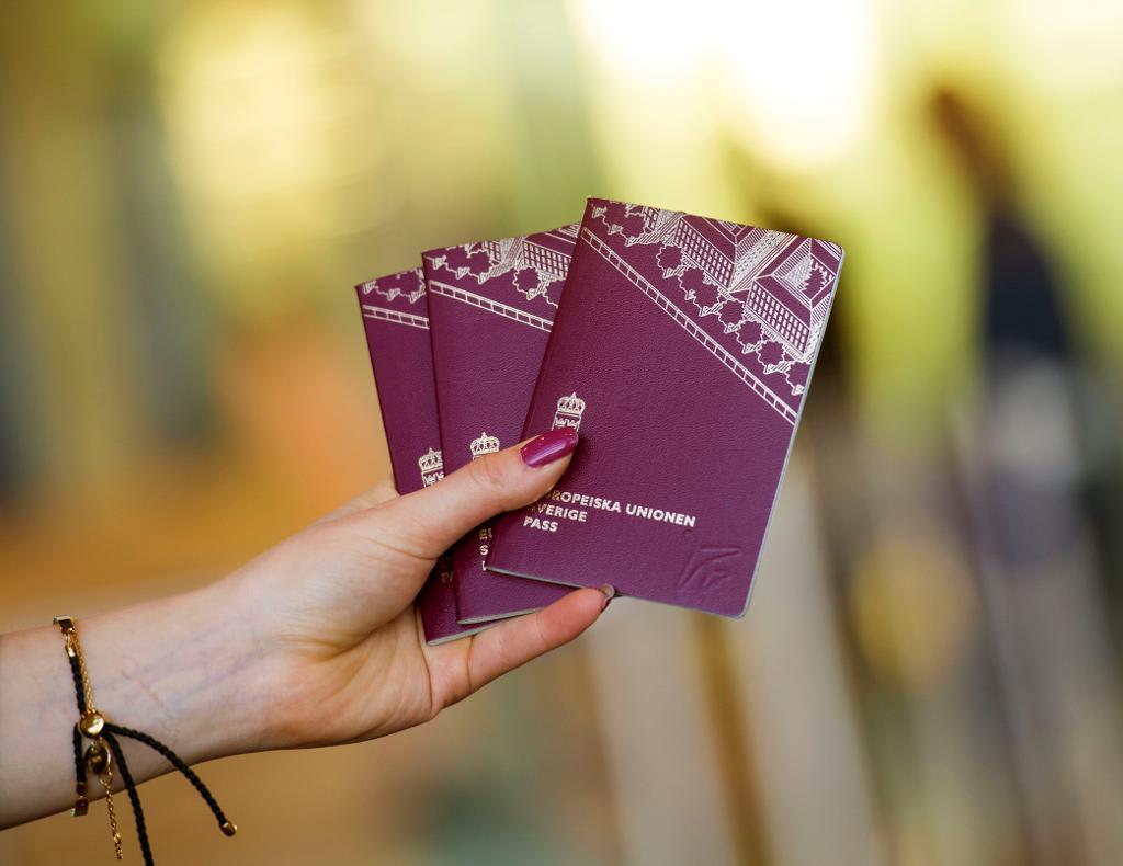 Siffran över hur många svenska pass som anmäls försvunna är fortsatt hög. Arkivbild. Foto: Fredrik Sandberg/TT