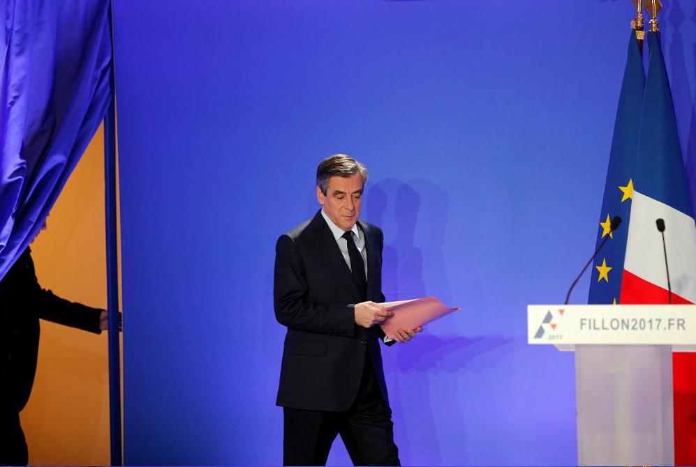 
François Fillon.  Foto: Christophe Ena/AP/TT-arkivbild                                            
