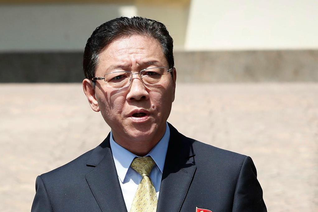 Kang Chol, Nordkoreas ambassadör till Malaysia. Foto: Vincent Thian/AP/TT