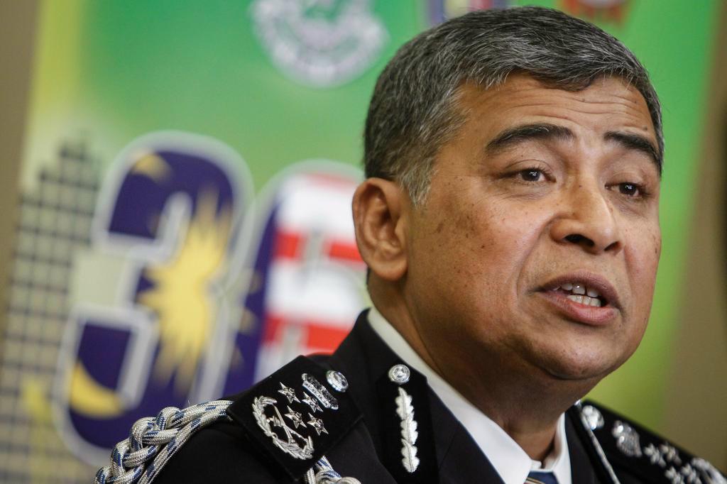 
Malaysias polischef Khalid Abu Bakar. Foto: Joshua Paul/AP/TT                                            