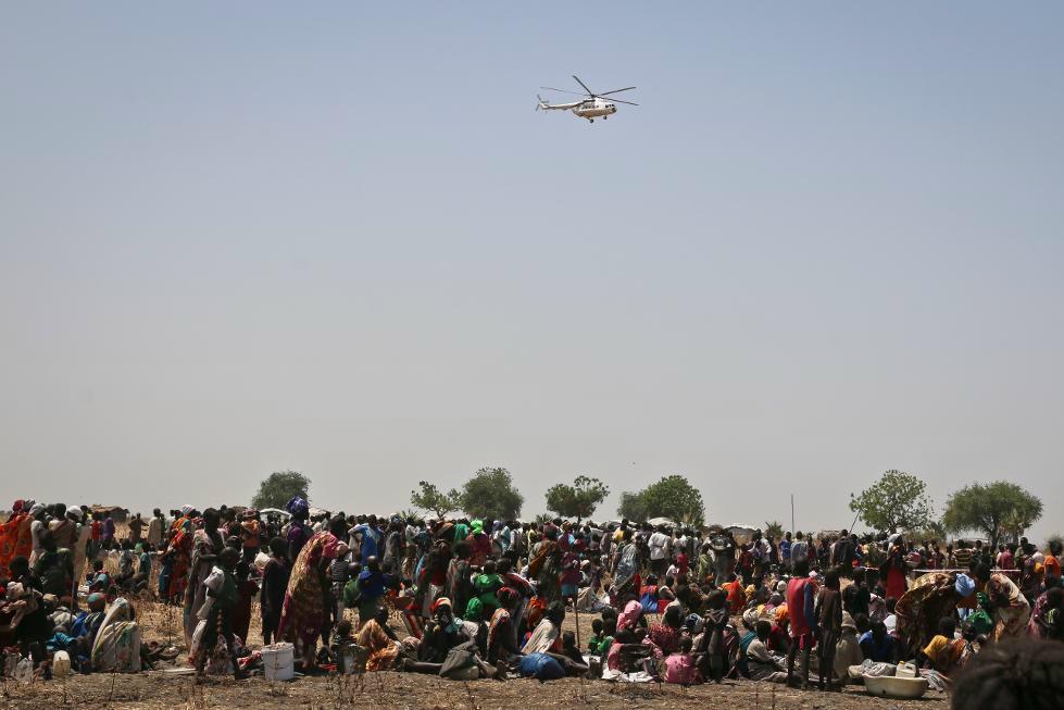 
Hjälpleverans i Sydsudan.Foto: George Fominyen/AP/TT                                            