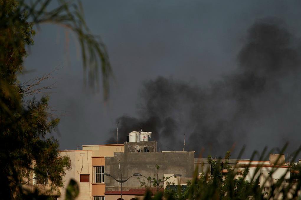 
Libyens huvudstad Tripoli skakas av strider. Foto: Dario Lopez-Mills/AP/TT-arkivbild                                            
