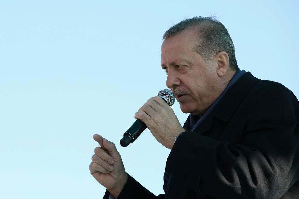 


EU vill ha en förklaring av Turkiets president. Foto: Yasin Bulbul/AP/TT-arkivbild                                                                                                                                    