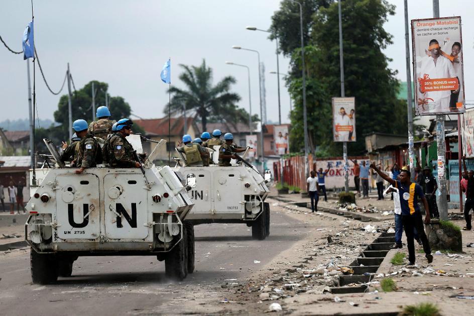 FN:s fredsbevarande insats Monusco deltar i letandet efter den befarat kidnappade svenska FN-experten i Kongo-Kinshasa. Arkivbild. Foto: Thomas Mukoya/Reuters/TT