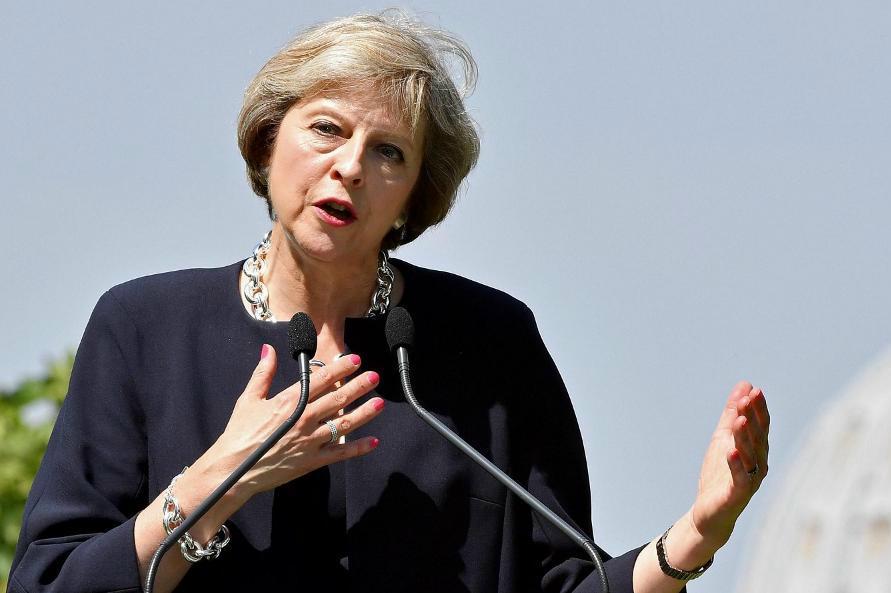 Brittiska premiärministern Theresa May. Arkivbild. (Foto: Ettore Ferrari/Ansa/AP/TT) 