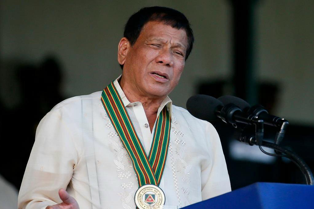 
Filippinernas president Rodrigo Duterte. Foto: Bullit Marquez/AP/TT                                            