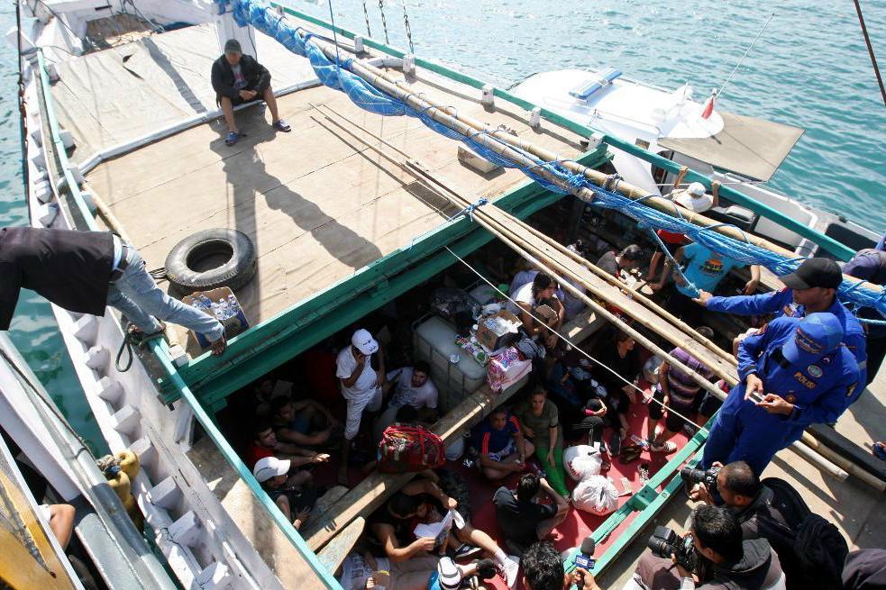 Australien tar sedan 2013 inte emot några båtflyktingar i landet. Arkivbild. Foto:
Firdia Lisnawati/AP/TT