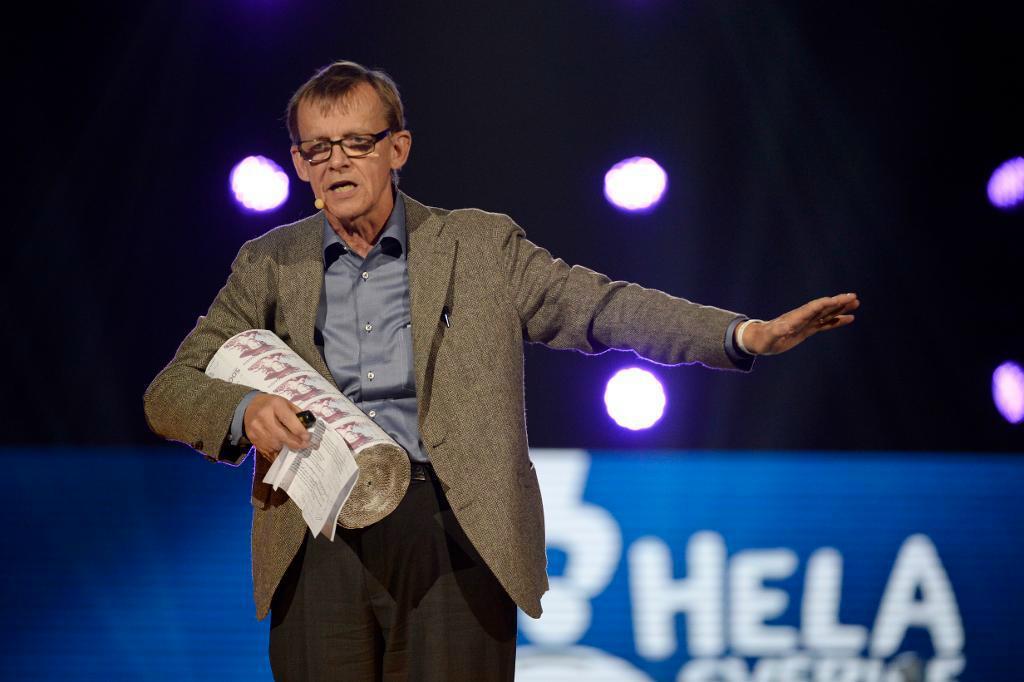 
Hans Rosling får ett postumt pris av FN:s befolkningsfond UNFPA. Foto: Jessica Gow/TT-arkivbild                                            
