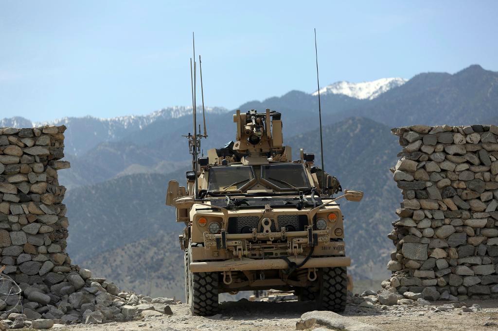 
En amerikansk militärpostering i Achindistriktet i Afghanistan. Arkivbild. Foto: Rahmat Gul/AP/TT
