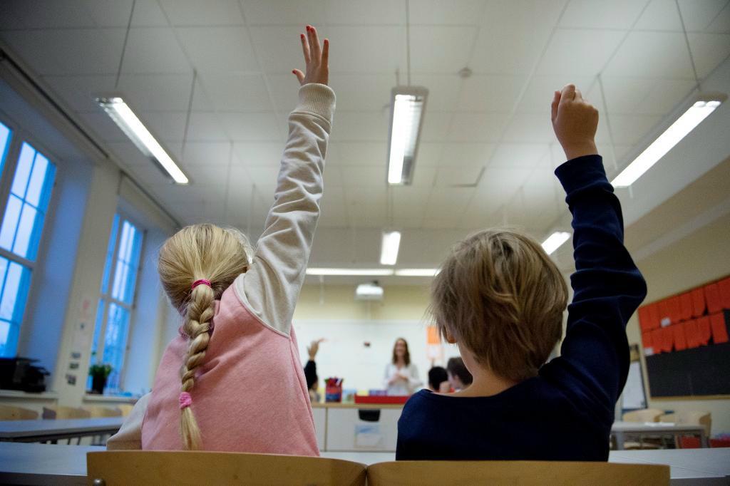 På torsdagen kommer Skolkommissionens slutbetänkande, som har höga förväntningar på sig om förslag på förändringar av den svenska skolan. Arkivbild. Foto: Jessica Gow/TT