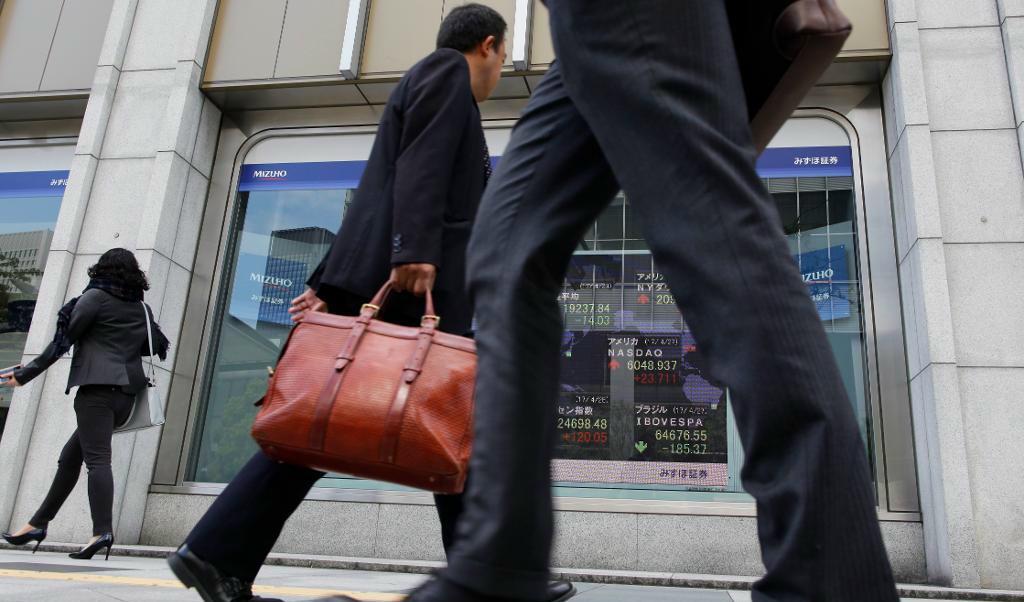 
Det är nedåt på de ledande asiatiska börserna. Foto: Shuji Kajiyama/AP/TT-arkivbild                                            
