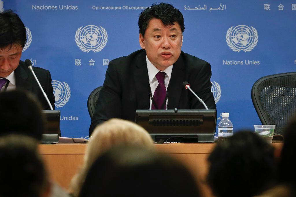 
Nordkoreas vice FN-ambassadör Kim In Ryon. Foto: Bebeto Matthews/AP/TT                                            