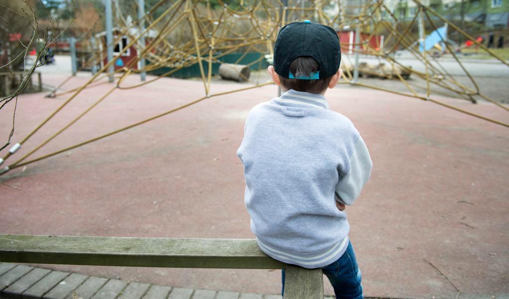 Ingen vet hur exakt många barn som är hemlösa i Sverige. Foto: Jessica Gow/TT.  Arkivbild.