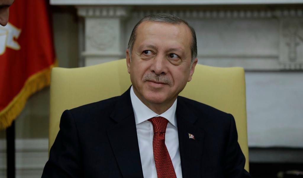 
Turkiets president Recep Tayyip Erdogan. Foto: Evan Vucci/AP/TT                                            