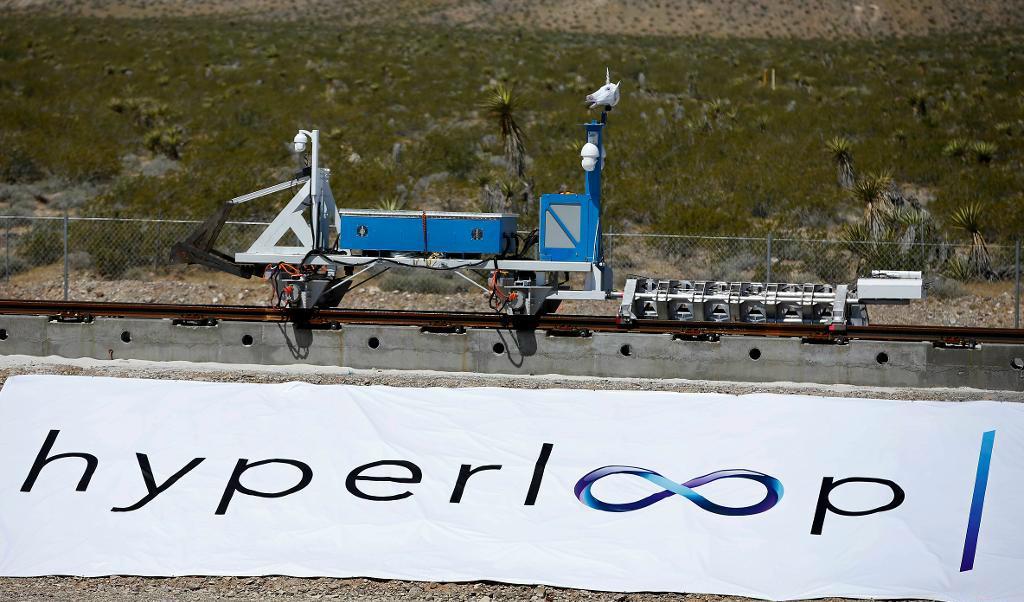 Test med hyperloop i Nevada, USA. Arkivbild. Foto: John Locher/TT/AP