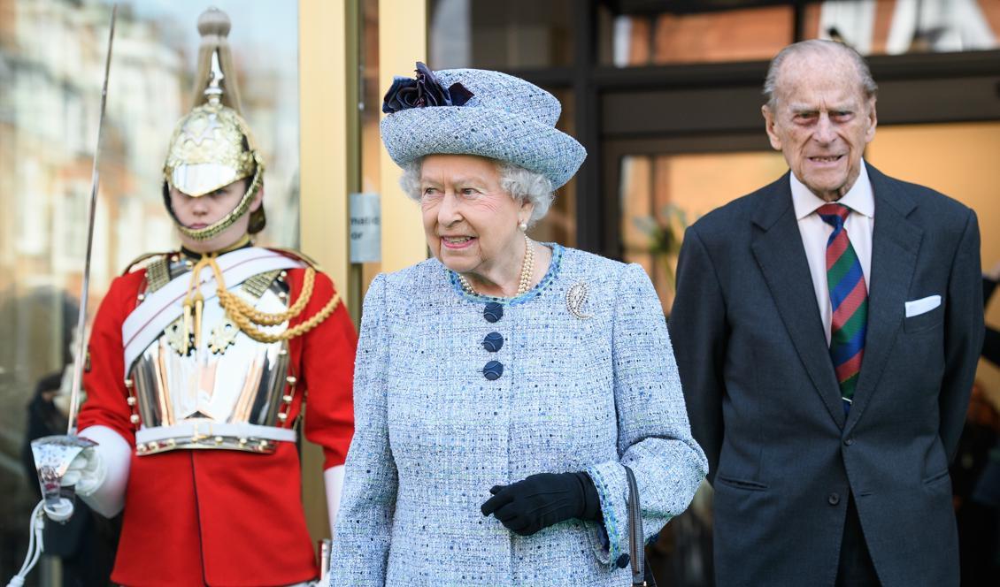 
Drottning Elizabeth II och Prince Philip, hertig av Edinburgh efter ett officiellt öppnande av det nationella armémuseet den 16 mars 2017 i London, England. Foto: Leon Neal / Getty Images                                            