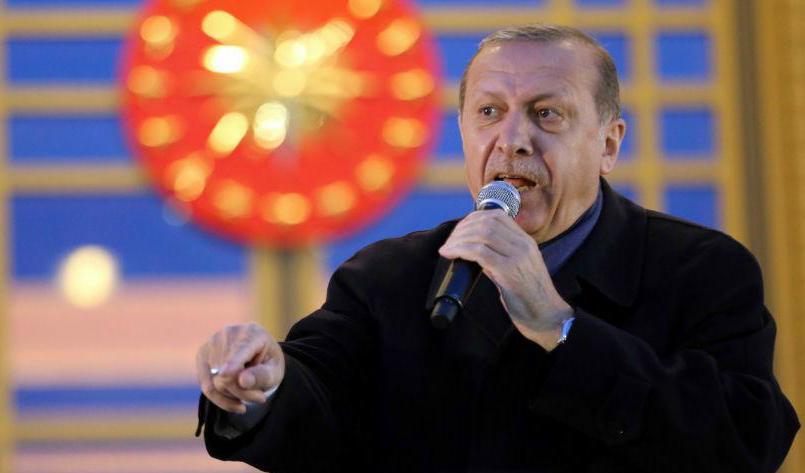 
Turkiets president Recep Tayyip Erdogan håller tal i Ankara. Foto: Adem Altan /AFP/Getty Images                                            